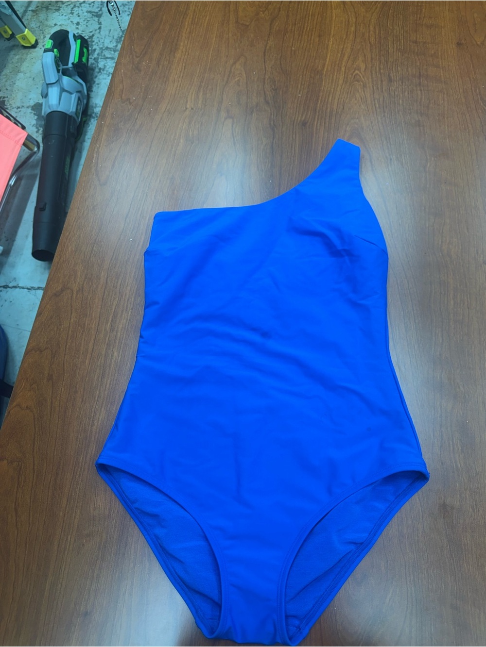 One-Shoulder Royal Blue Swimsuit
